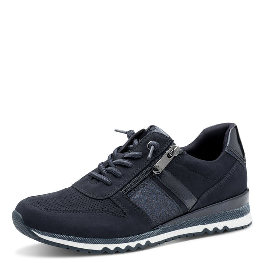 Marco Tozzi Zip Trainer Navy