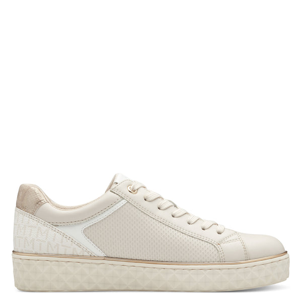 Marco Tozzi Cream Comb Trainer