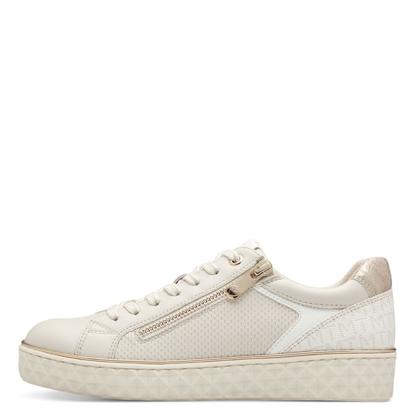 Marco Tozzi Cream Comb Trainer