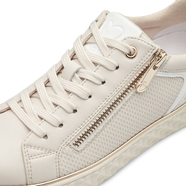 Marco Tozzi Cream Comb Trainer