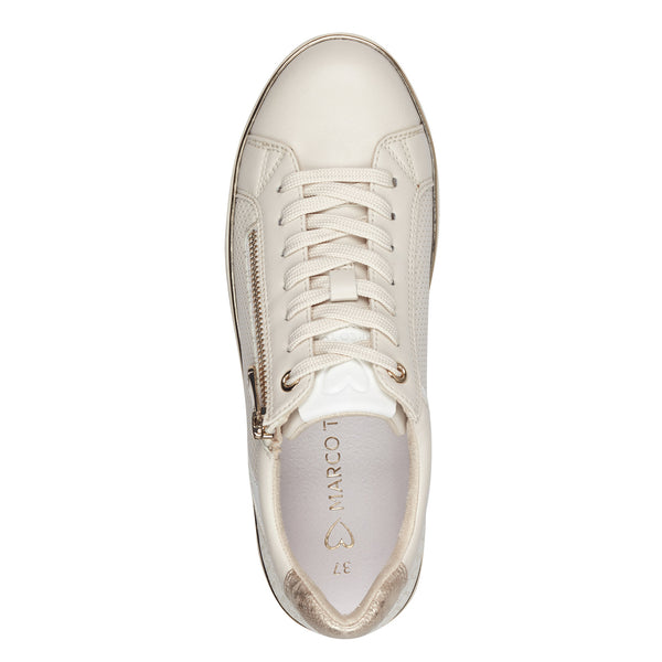 Marco Tozzi Cream Comb Trainer