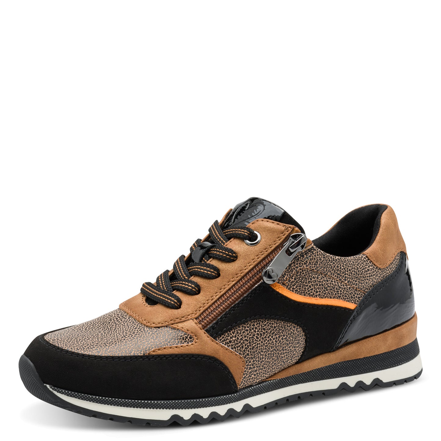Marco Tozzi Zip Trainer Nut