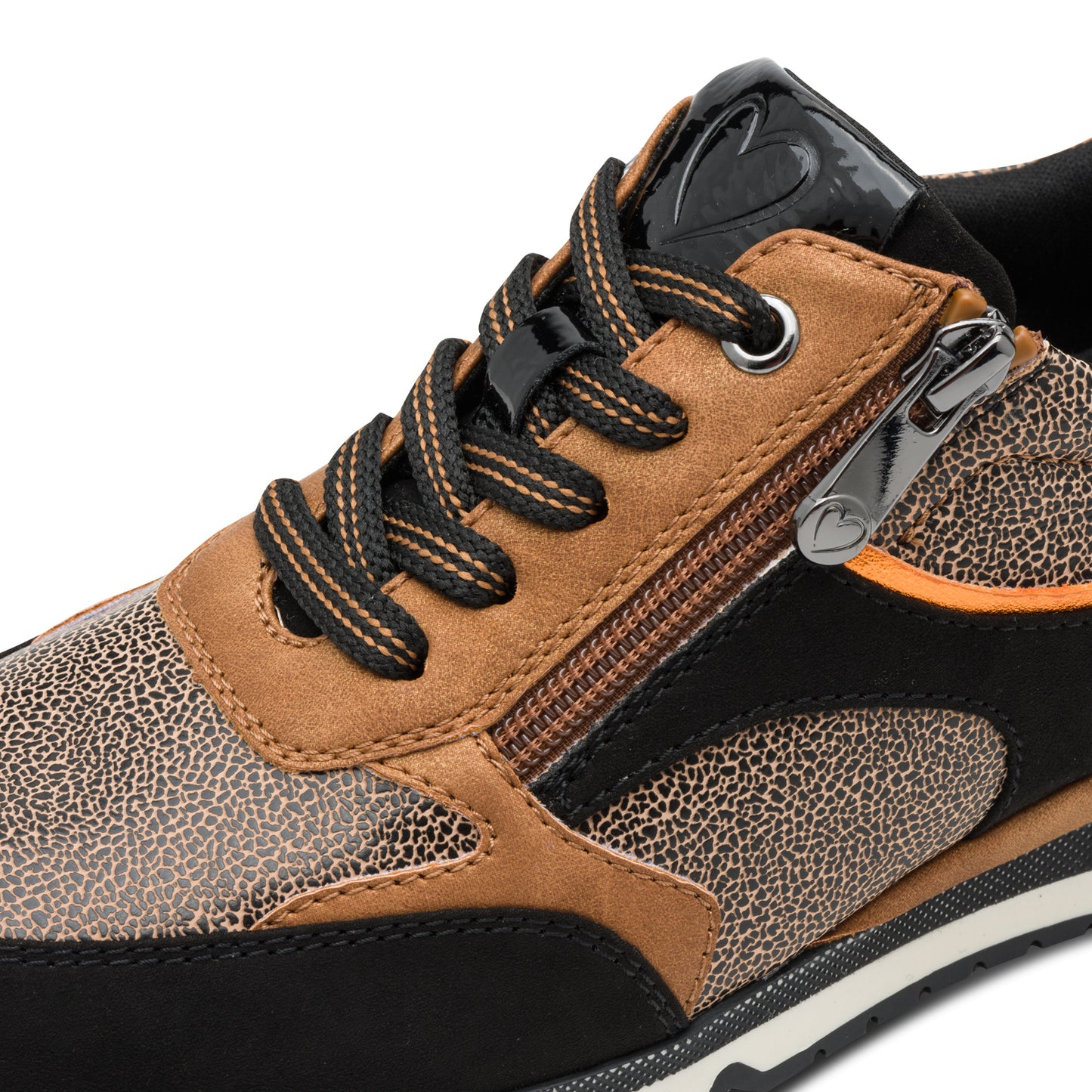 Marco Tozzi Zip Trainer Nut