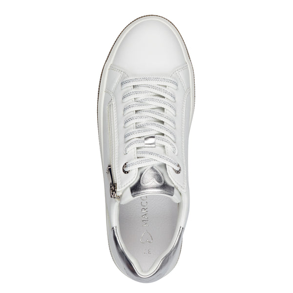 Marco Tozzi White Sparkle Trainer