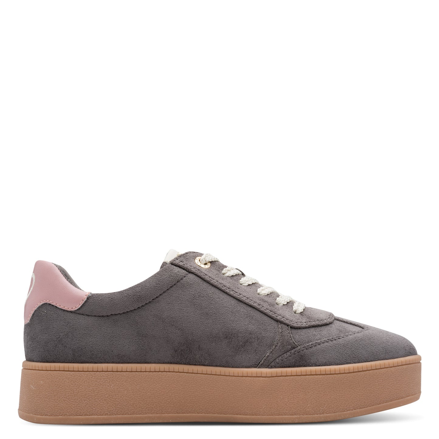 Marco Tozzi Platform Zip Trainer Grey