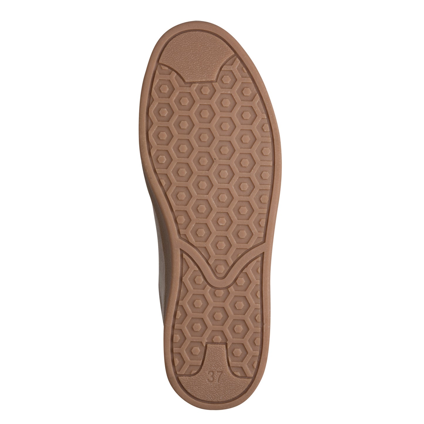 Marco Tozzi Platform Zip Trainer Tan Comb