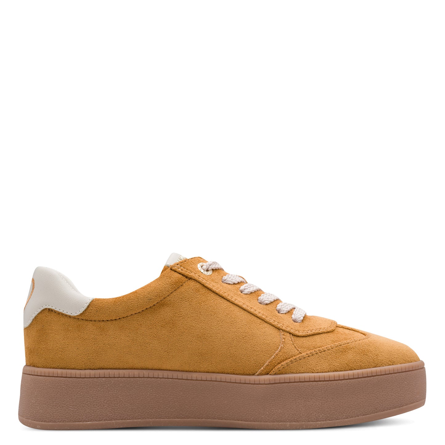 Marco Tozzi Platform Zip Trainer Saffron Comb