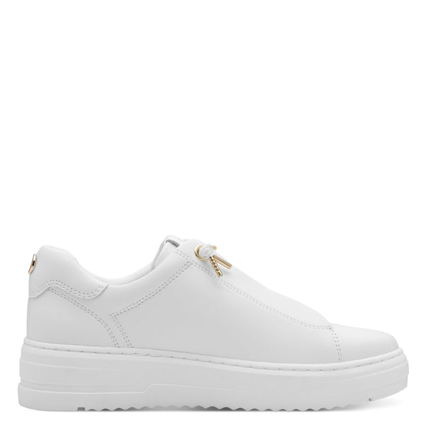 Marco Tozzi White Lace Trainer