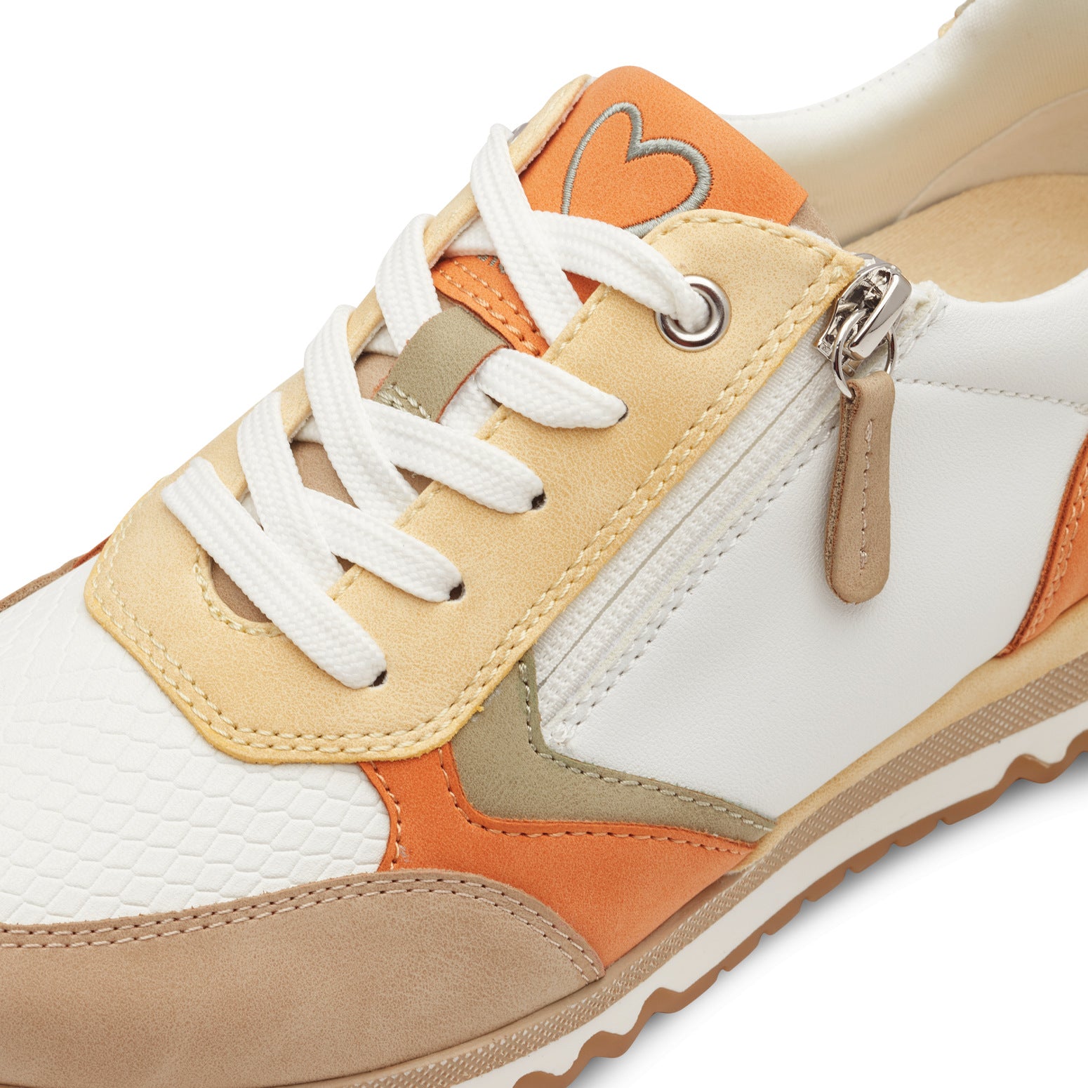 Marco Tozzi  Zip Trainer- Peach