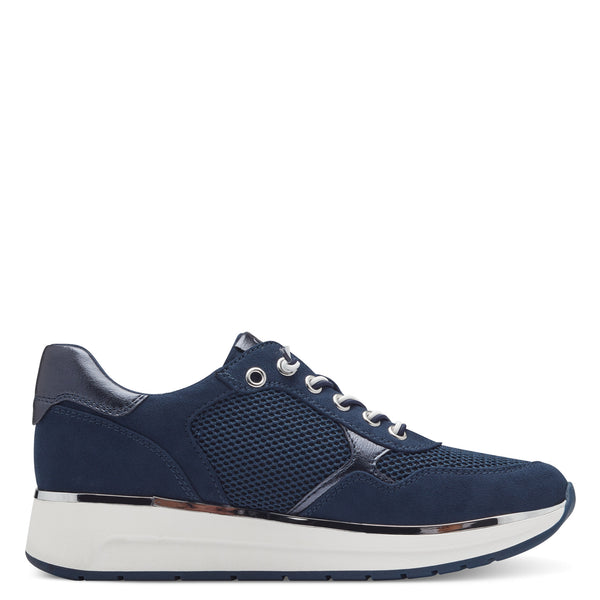 Marco Tozzi Wedge Trainer-Navy