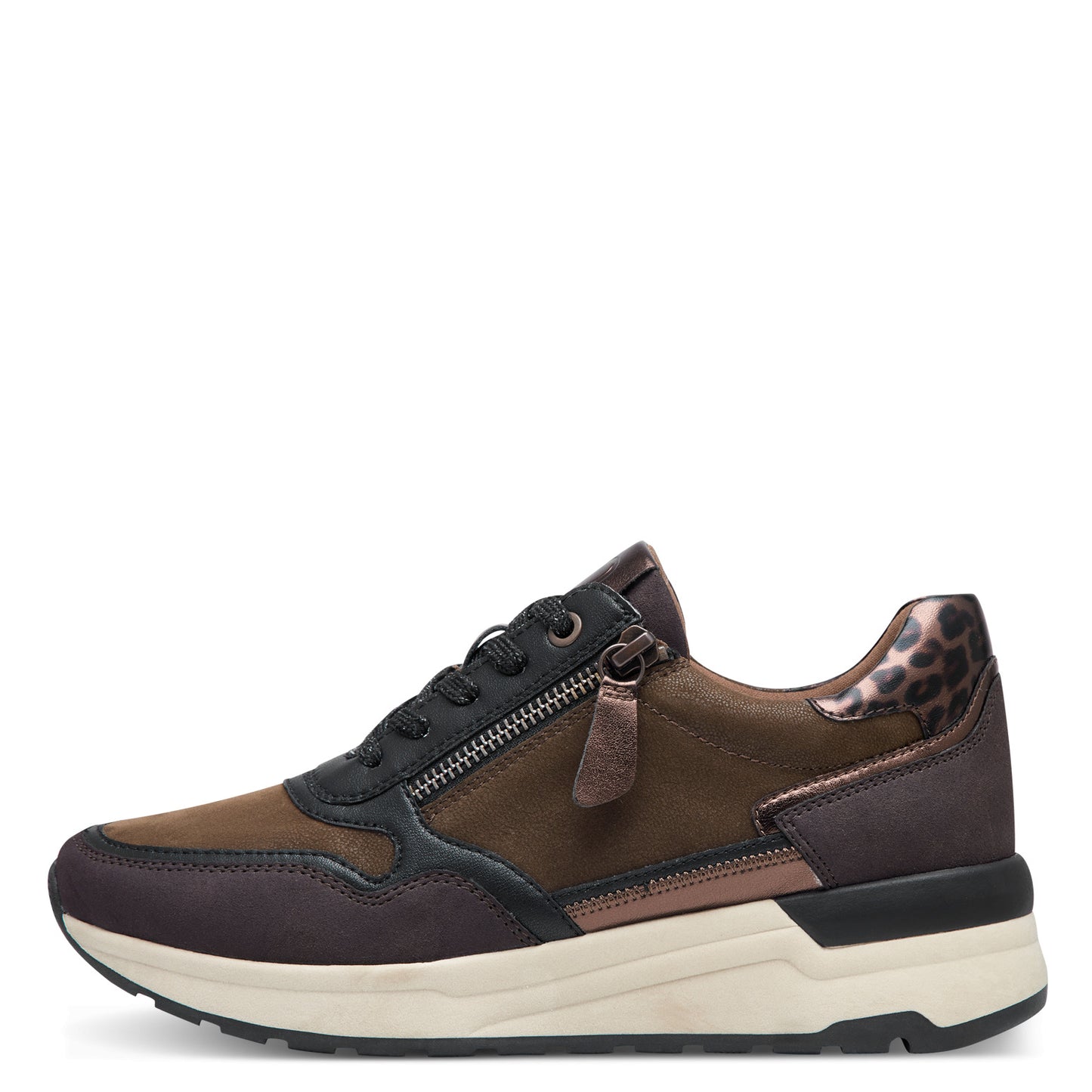 Marco Tozzi Zip Trainer-Cafe