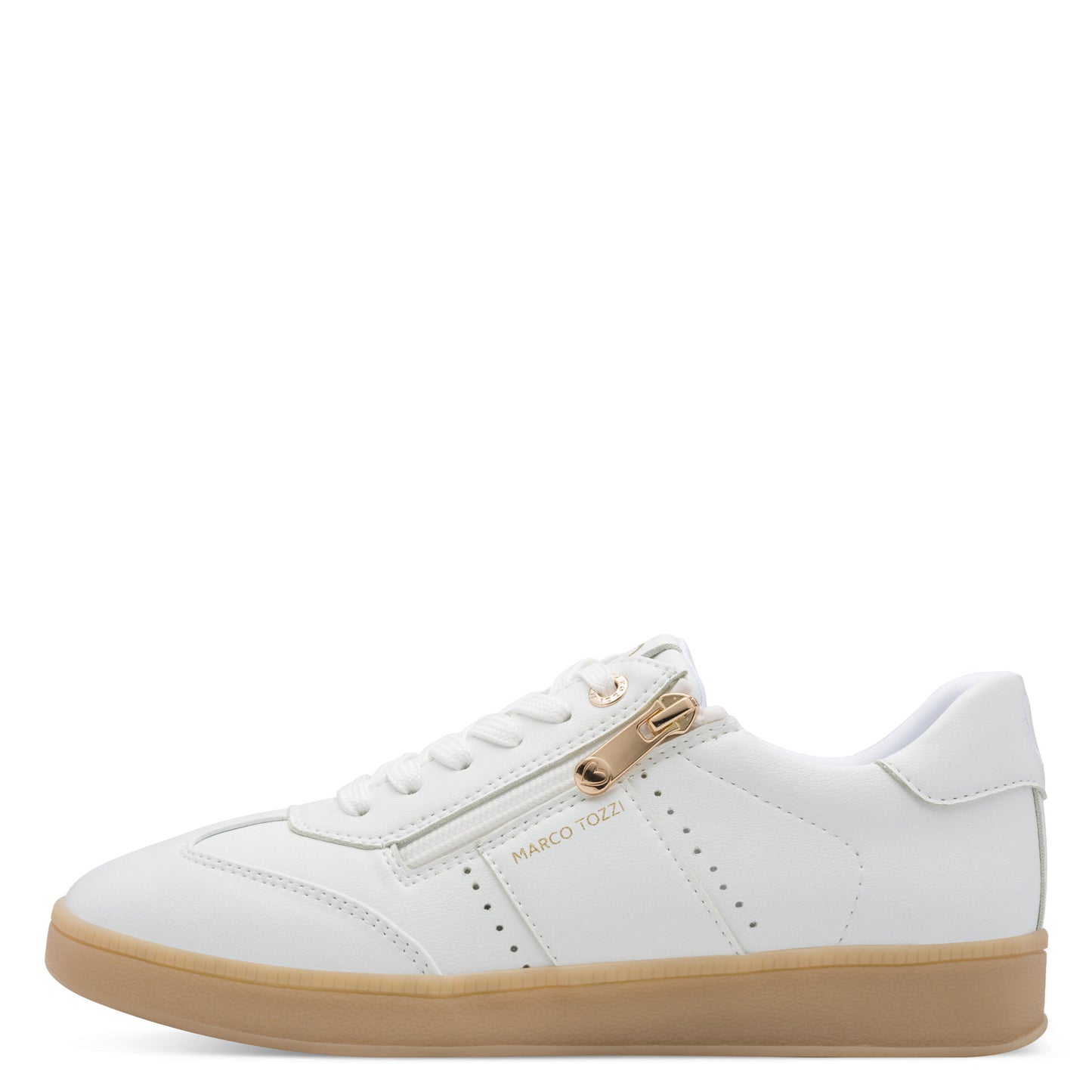 Marco Tozzi Zip Trainer- White