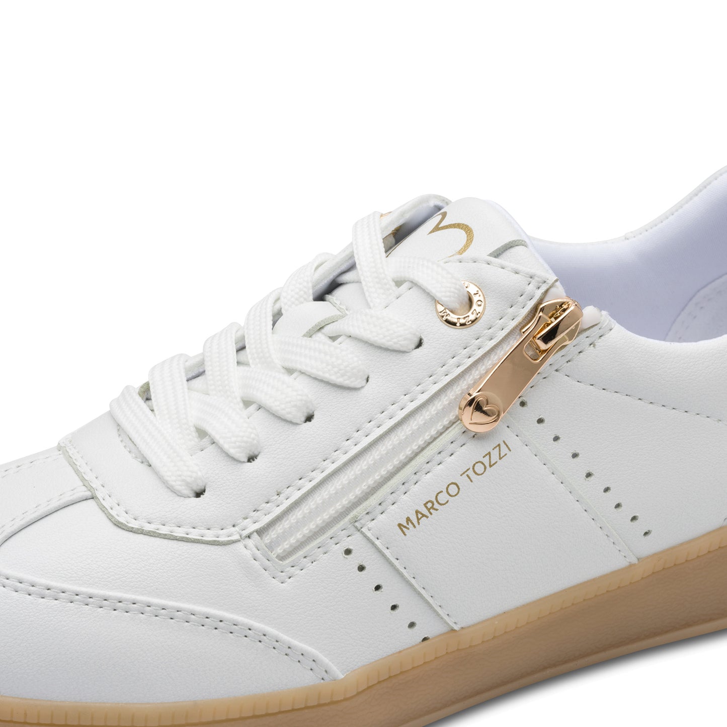 Marco Tozzi Zip Trainer- White