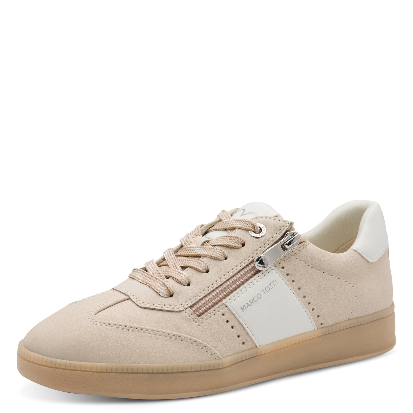 Marco Tozzi Zip Trainer- Dune