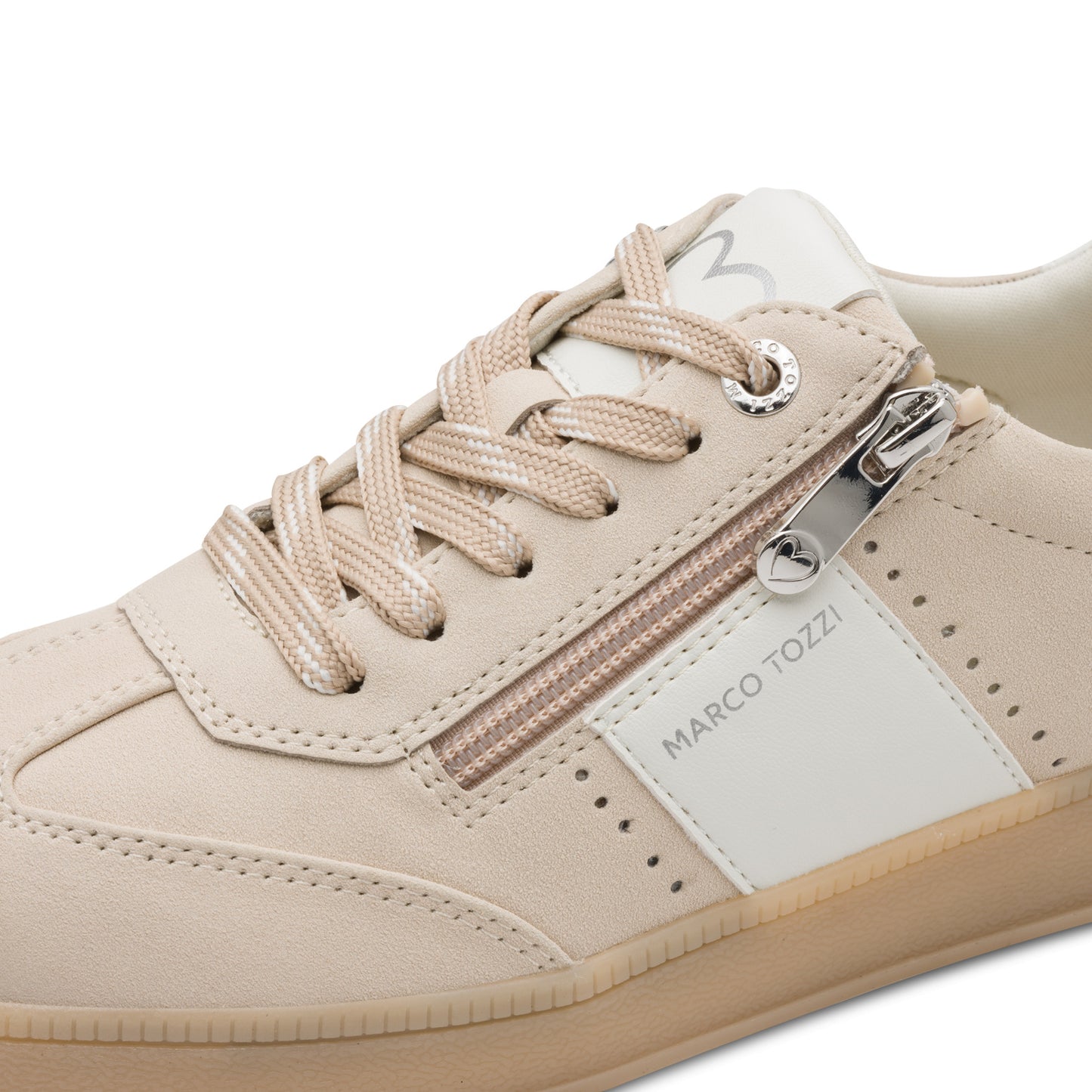 Marco Tozzi Zip Trainer- Dune