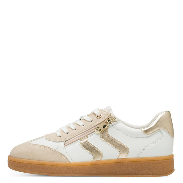Marco Tozzi Side Zip Trainer- Gold