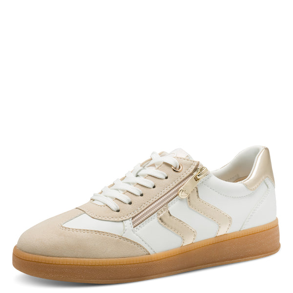 Marco Tozzi Side Zip Trainer- Gold