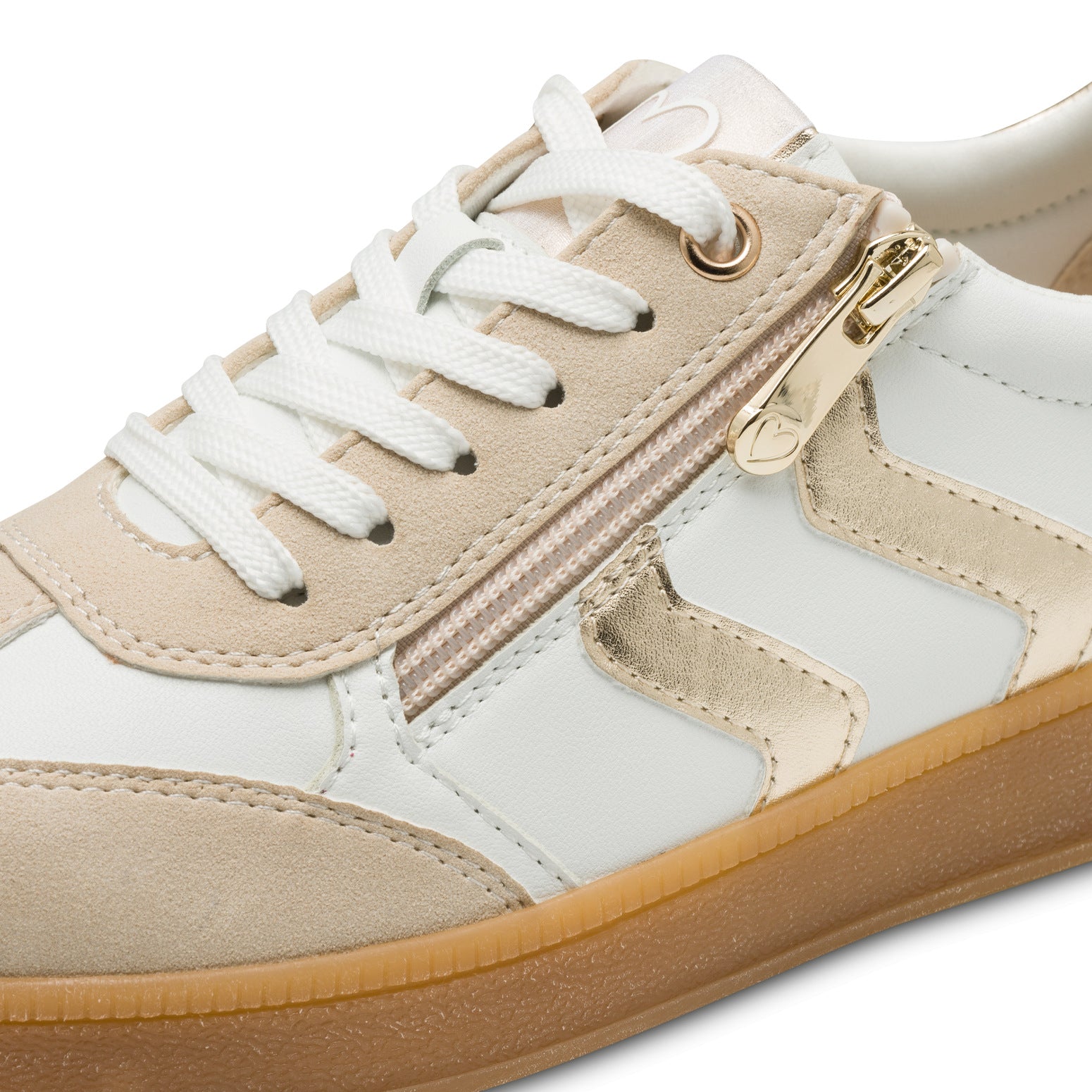 Marco Tozzi Side Zip Trainer- Gold