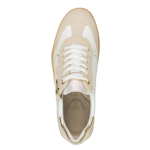 Marco Tozzi Side Zip Trainer- Gold
