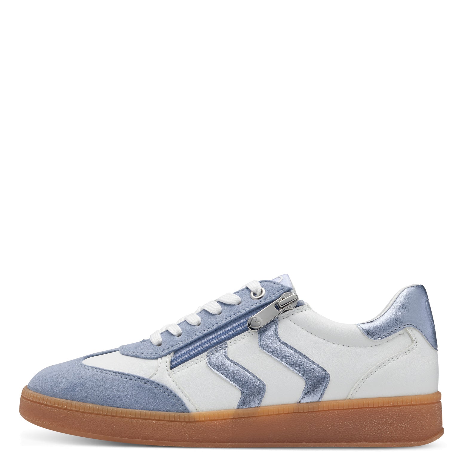 Marco Tozzi Side Zip Trainer- Blue