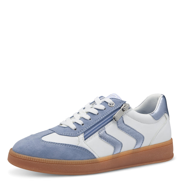 Marco Tozzi Side Zip Trainer- Blue