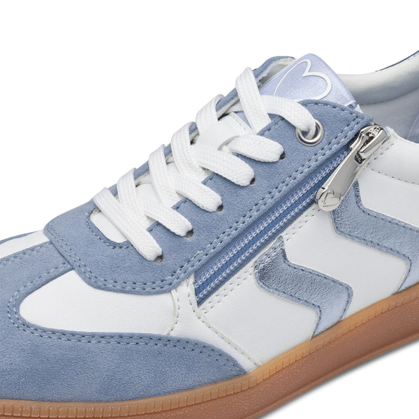 Marco Tozzi Side Zip Trainer- Blue
