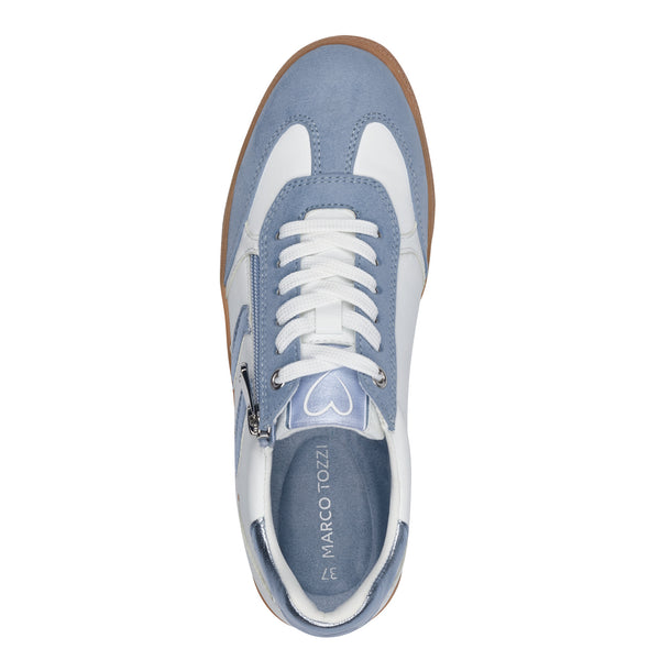 Marco Tozzi Side Zip Trainer- Blue
