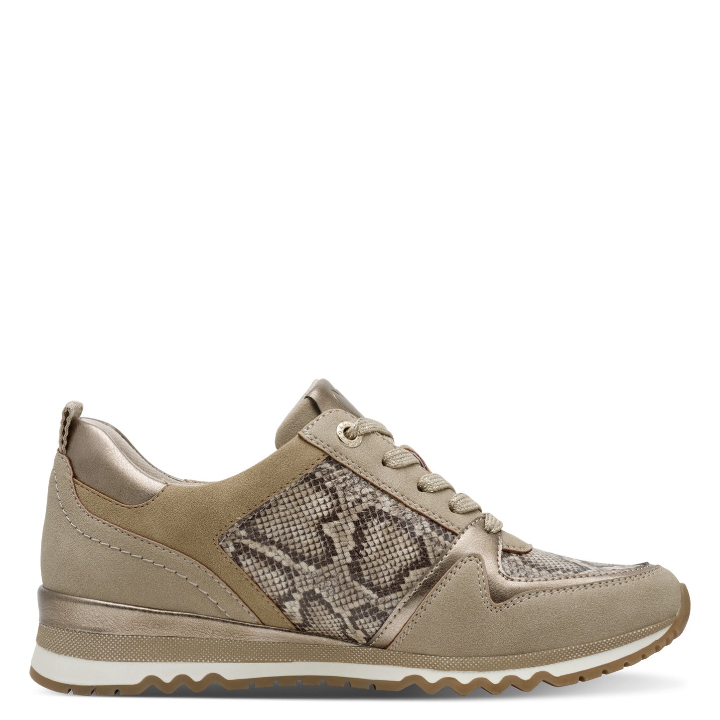 Marco Tozzi Zip Trainer Taupe