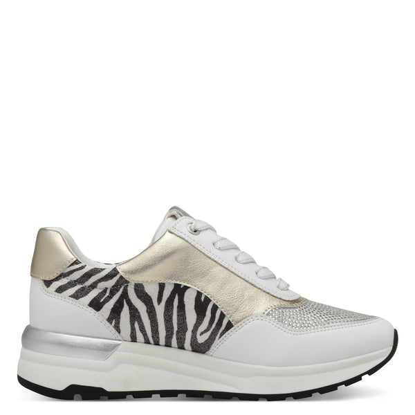 Marco Tozzi Wedge Zip Trainer