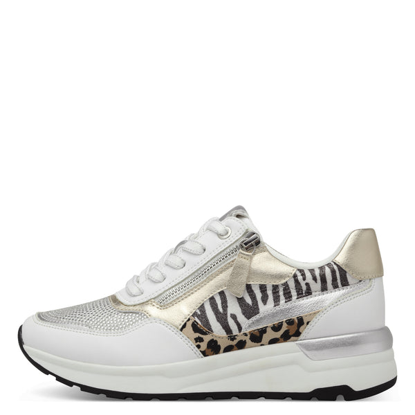 Marco Tozzi Wedge Zip Trainer