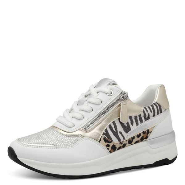 Marco Tozzi Wedge Zip Trainer