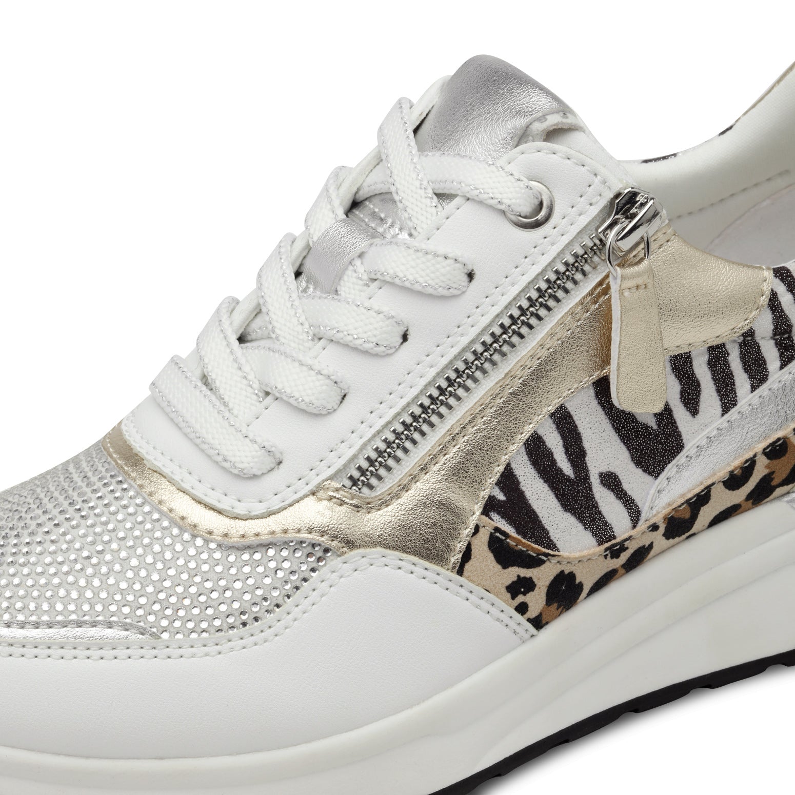 Marco Tozzi Wedge Zip Trainer