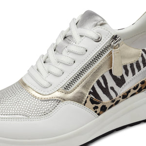 Marco Tozzi Wedge Zip Trainer