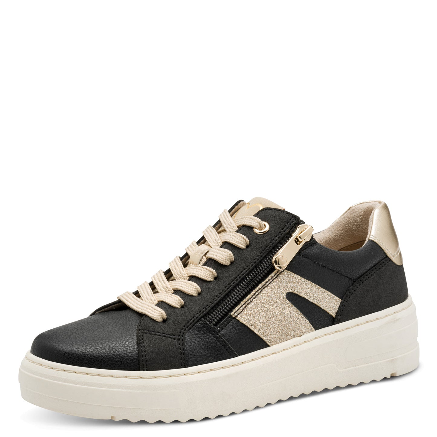 Marco Tozzi Trainer Black/Gold