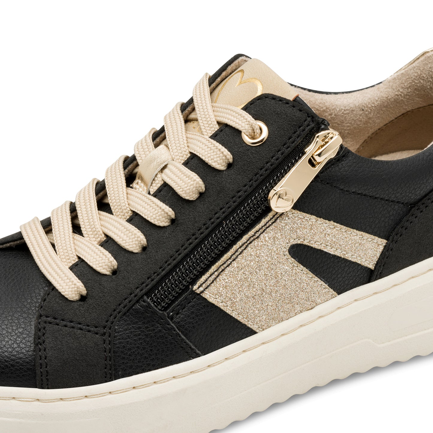 Marco Tozzi Trainer Black/Gold