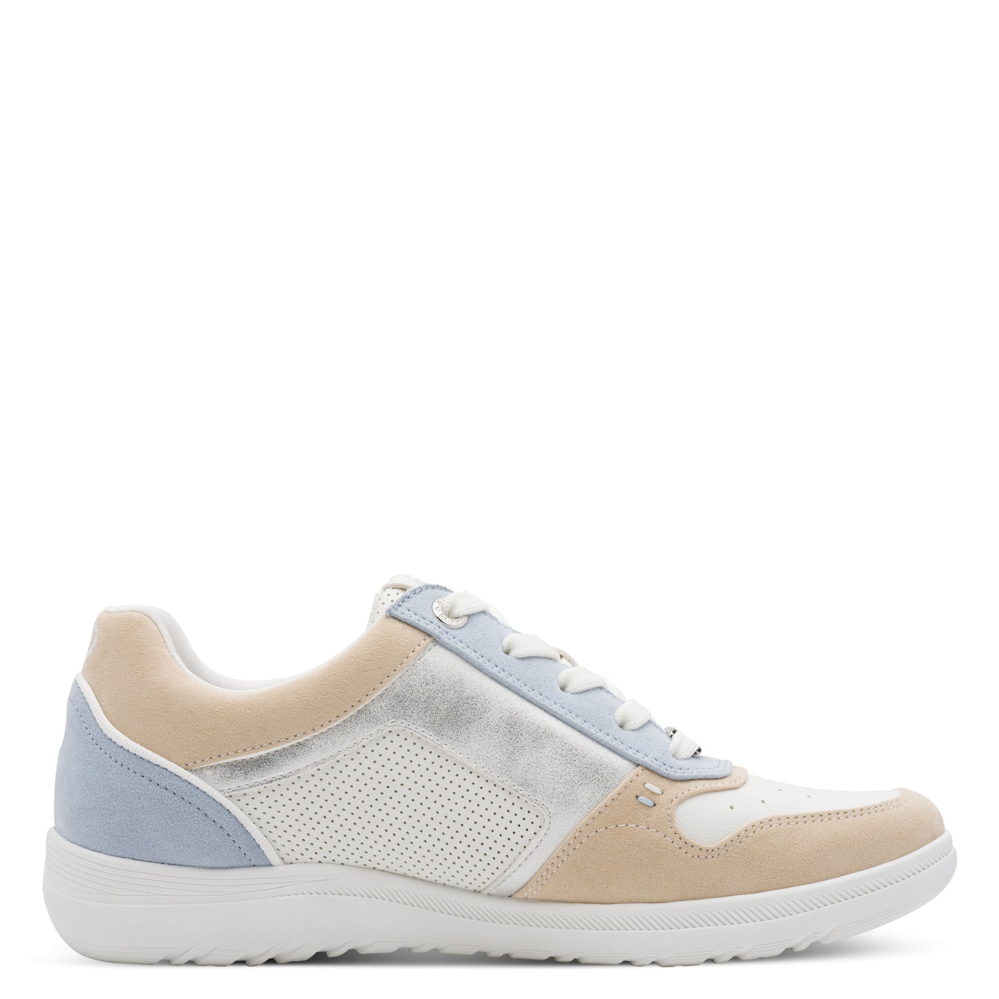 Marco Tozzi Zip Trainer WHITE/LT. BLUE