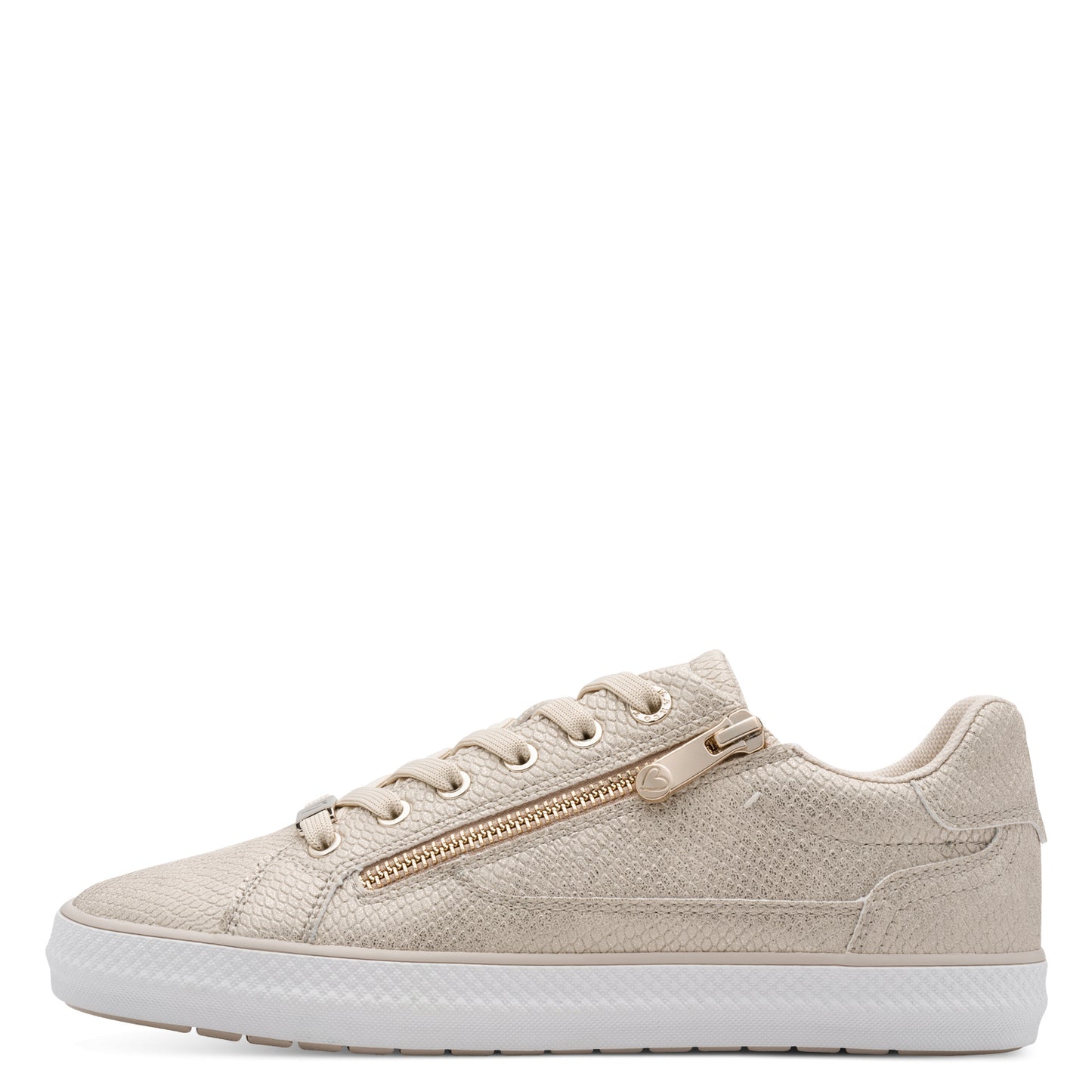 Marco Tozzi Zip Trainer Champagne