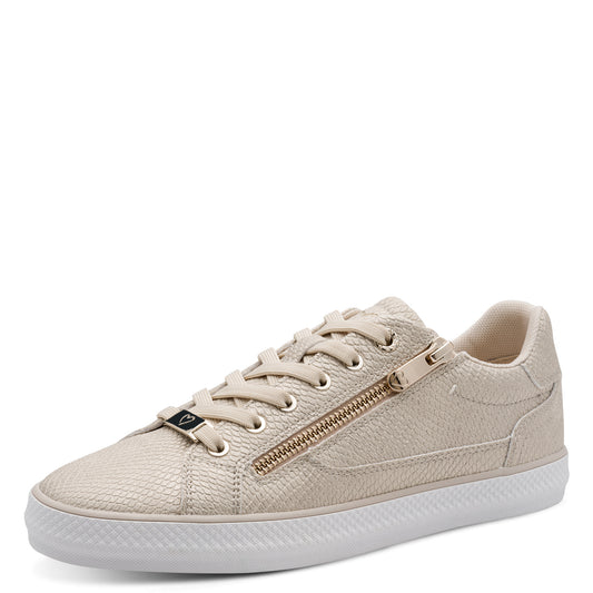 Marco Tozzi Zip Trainer Champagne