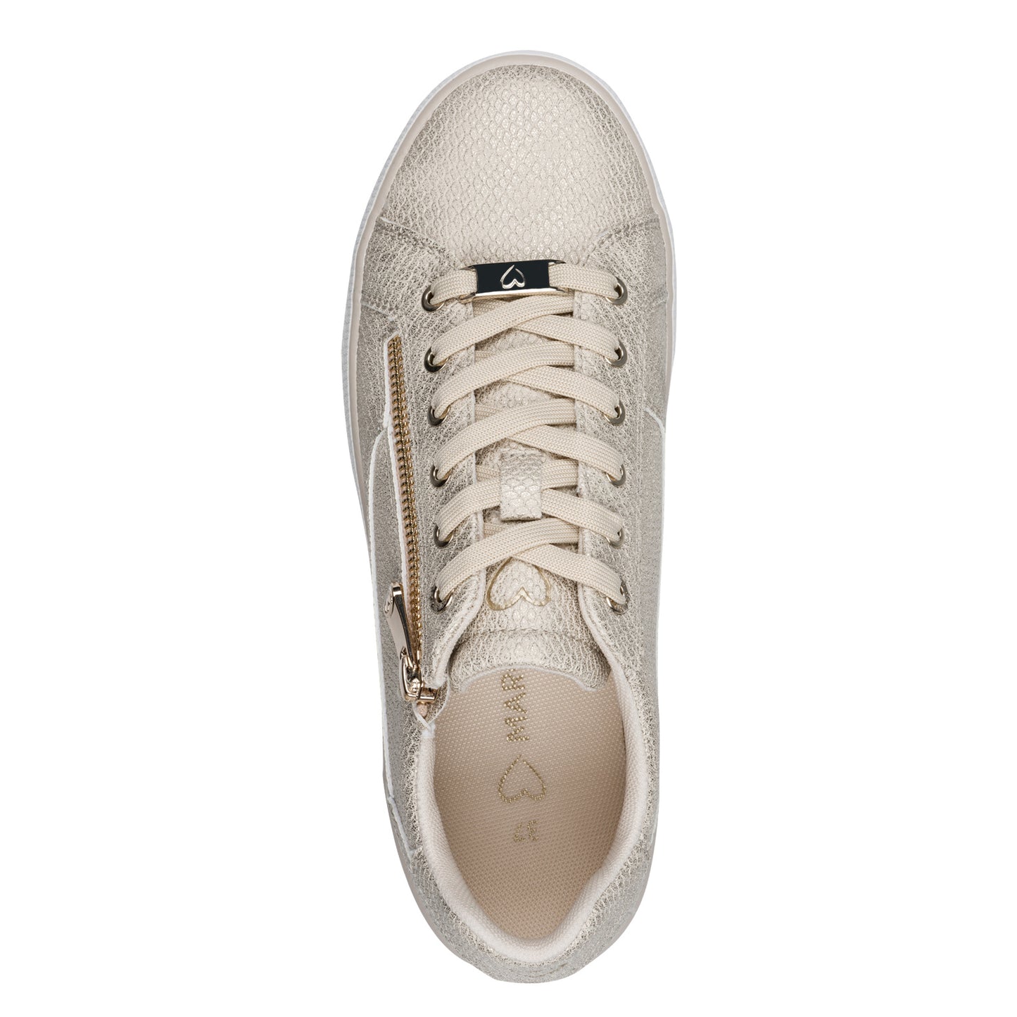 Marco Tozzi Zip Trainer Champagne