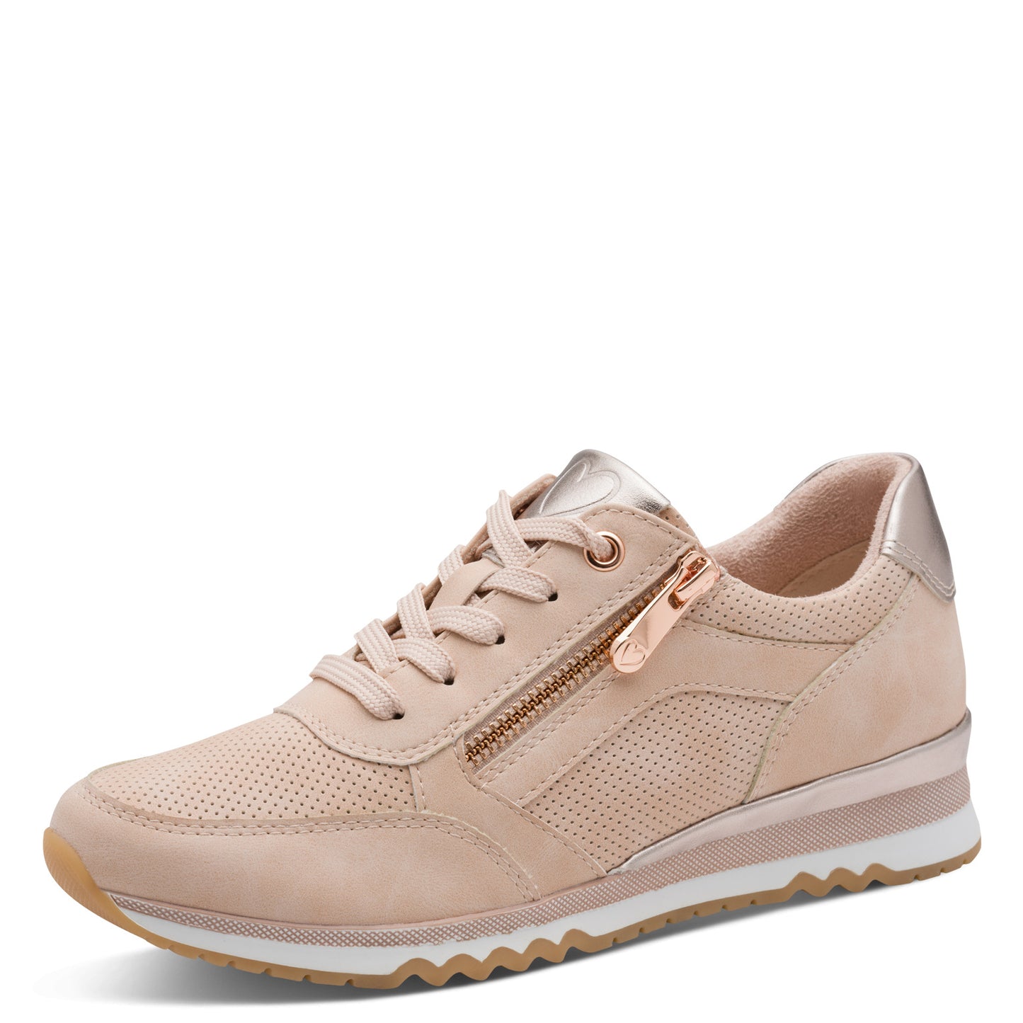 Marco Tozzi Zip Trainer Rose