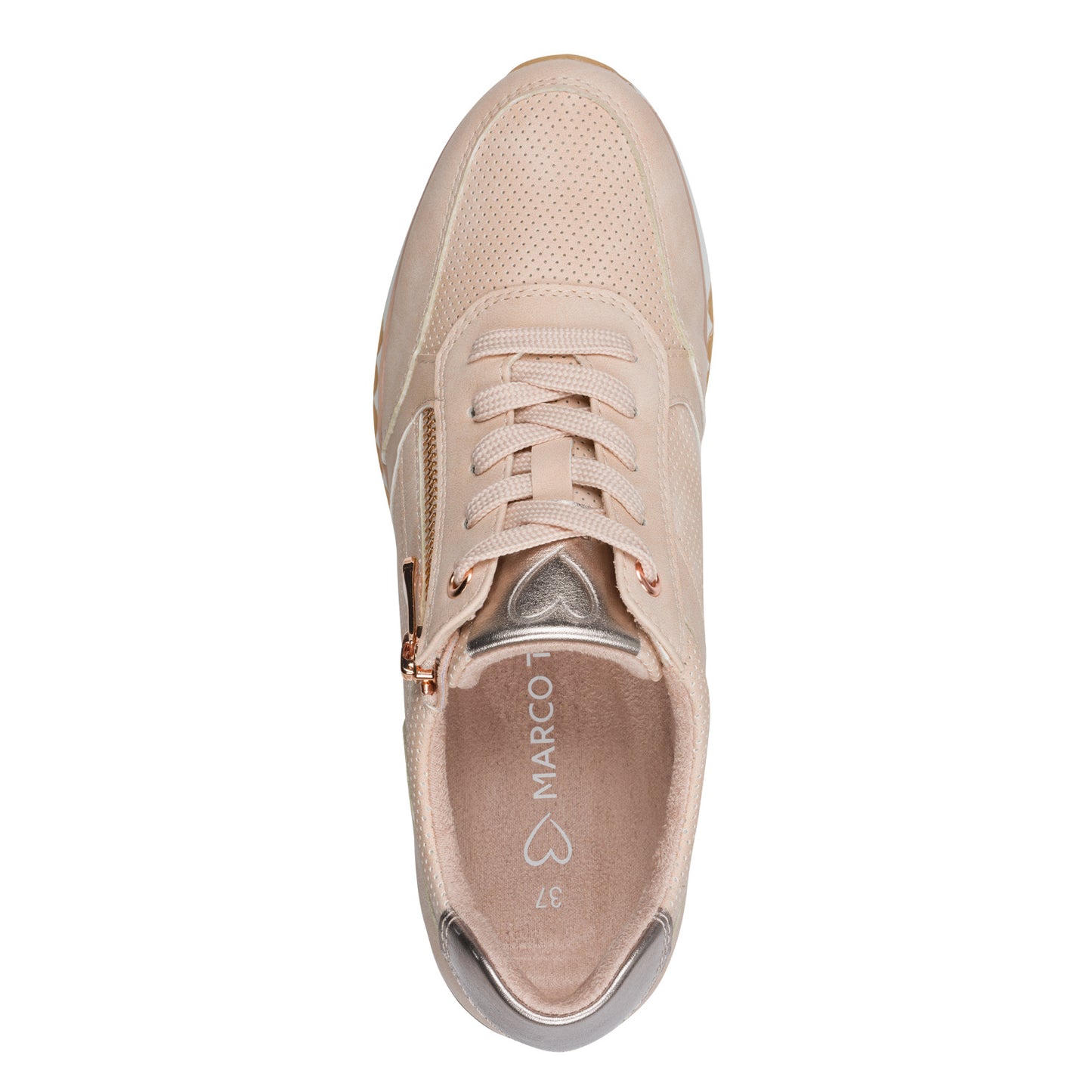Marco Tozzi Zip Trainer Rose