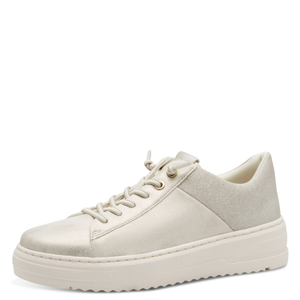 Marco Tozzi Flatform Trainer- Dune