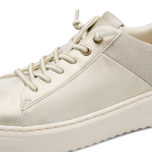 Marco Tozzi Flatform Trainer- Dune