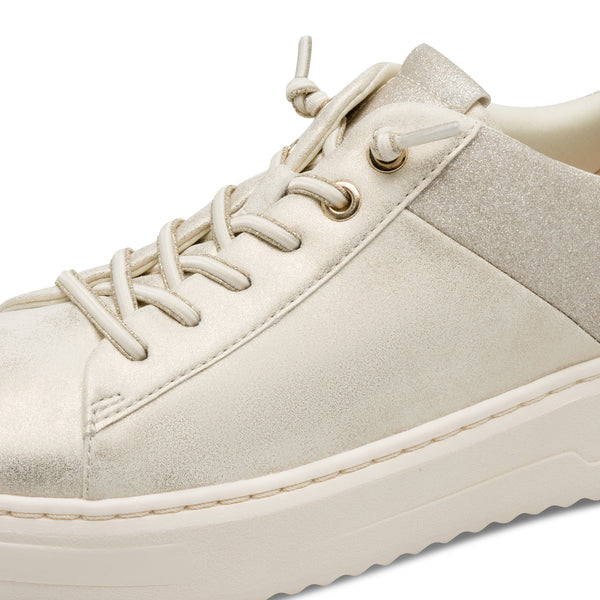 Marco Tozzi Flatform Trainer- Dune