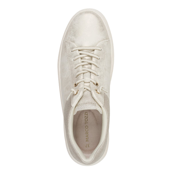 Marco Tozzi Flatform Trainer- Dune