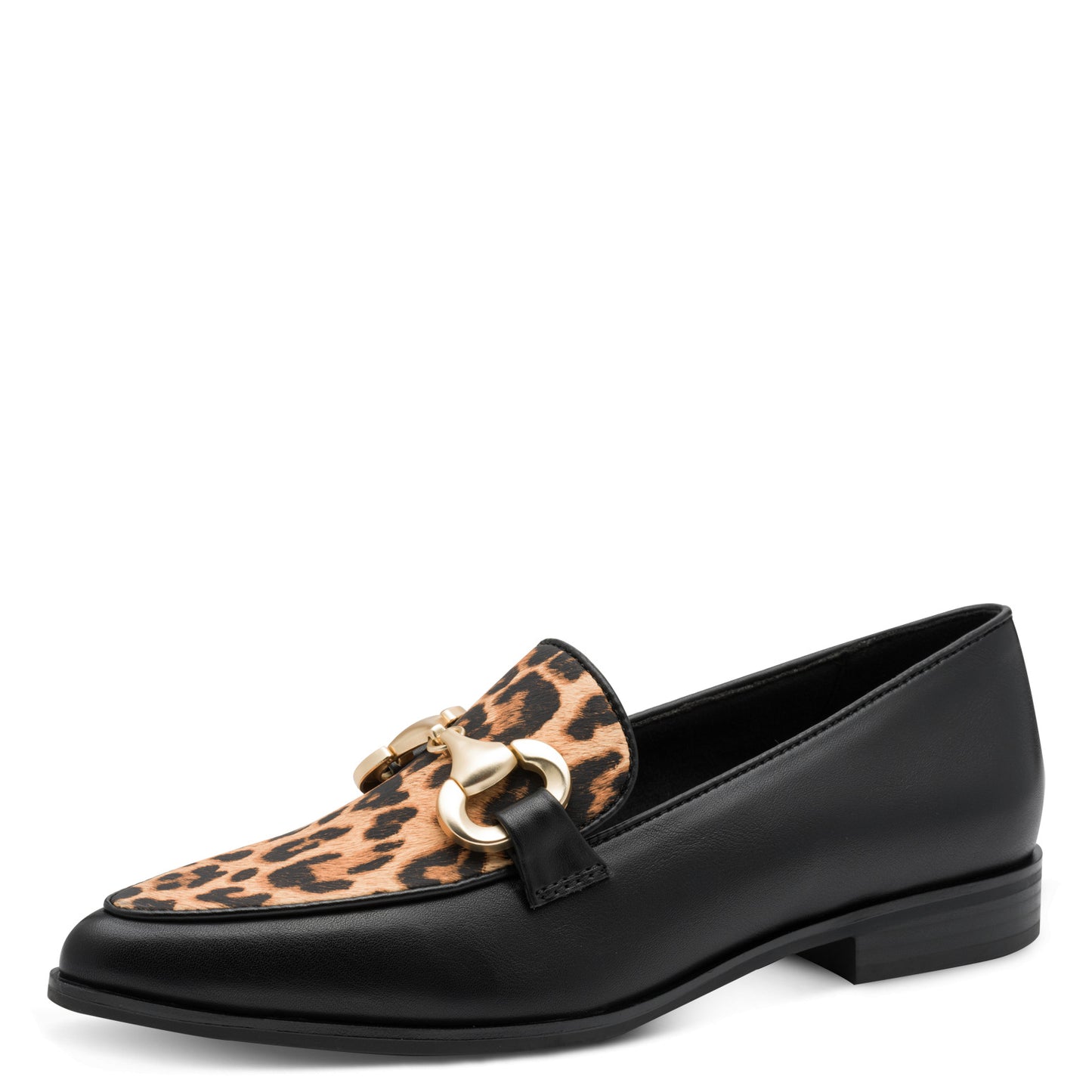 Marco Tozzi Leopard/Black Loafer