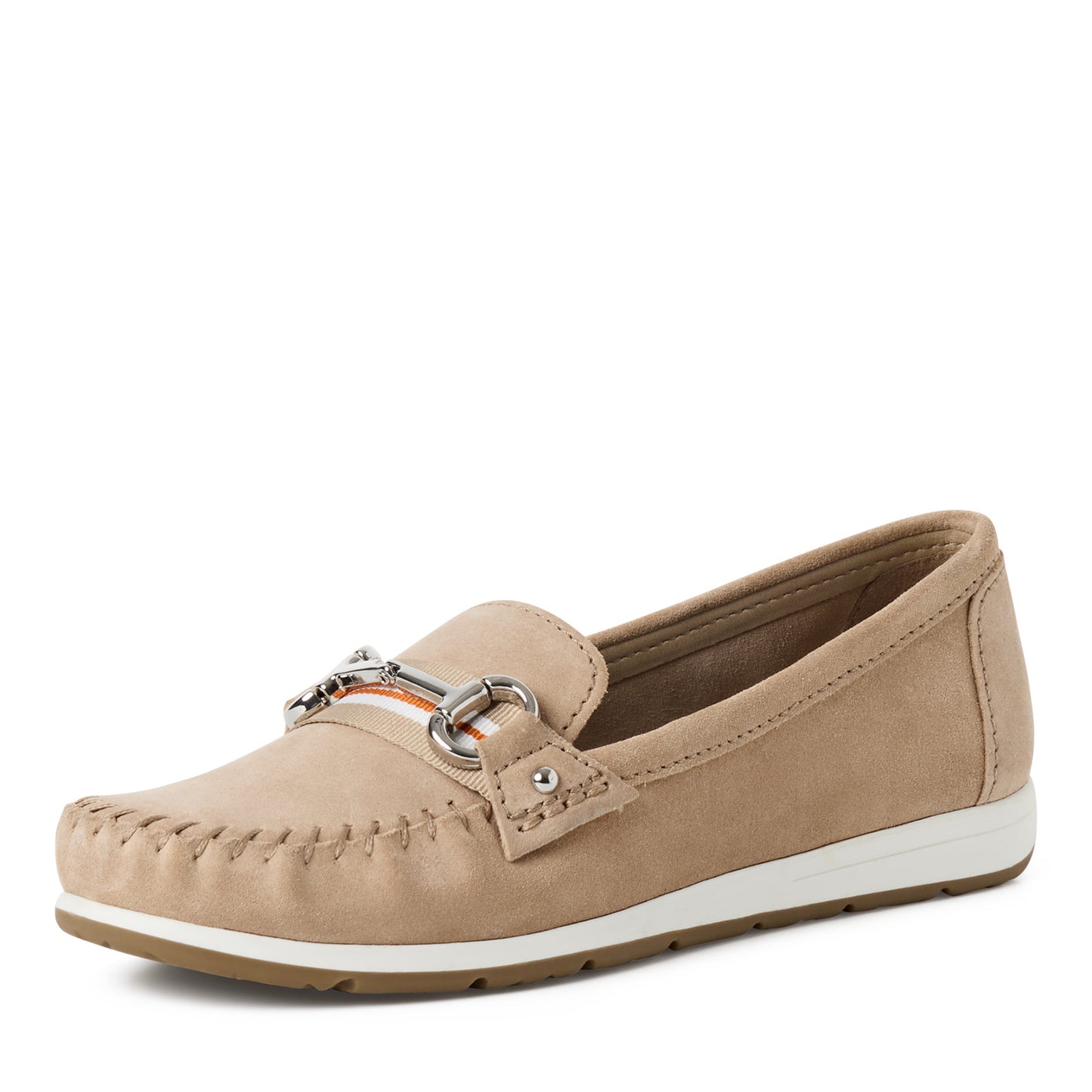Marco Tozzi Leather Mule- Tan