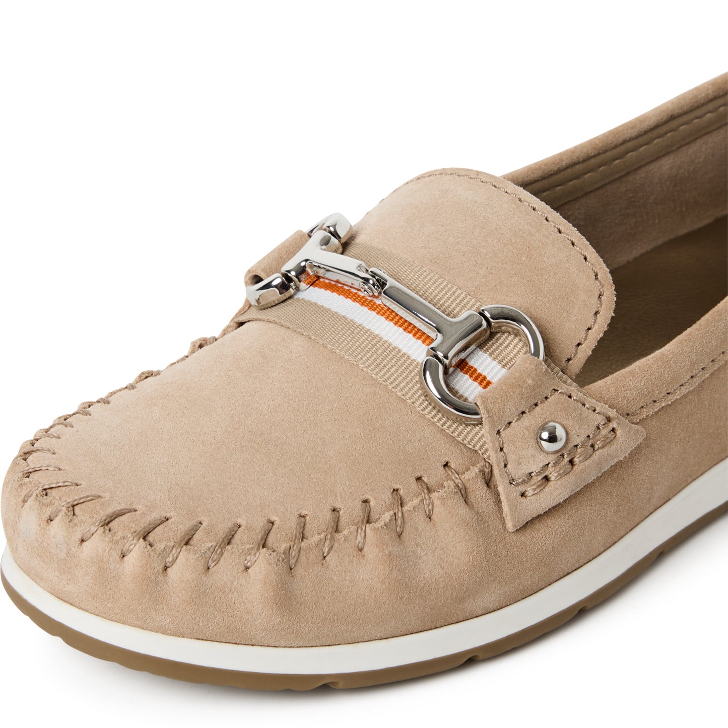 Marco Tozzi Leather Mule- Tan