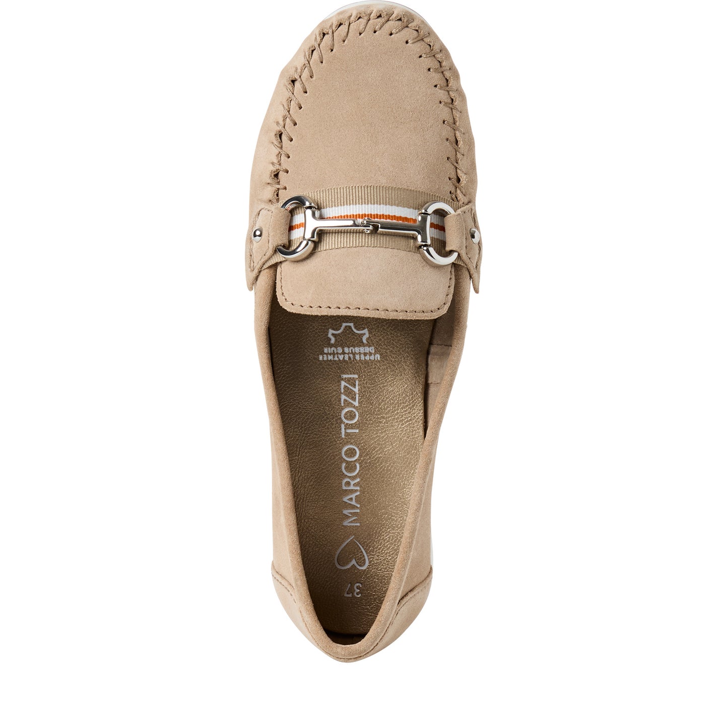 Marco Tozzi Leather Mule- Tan