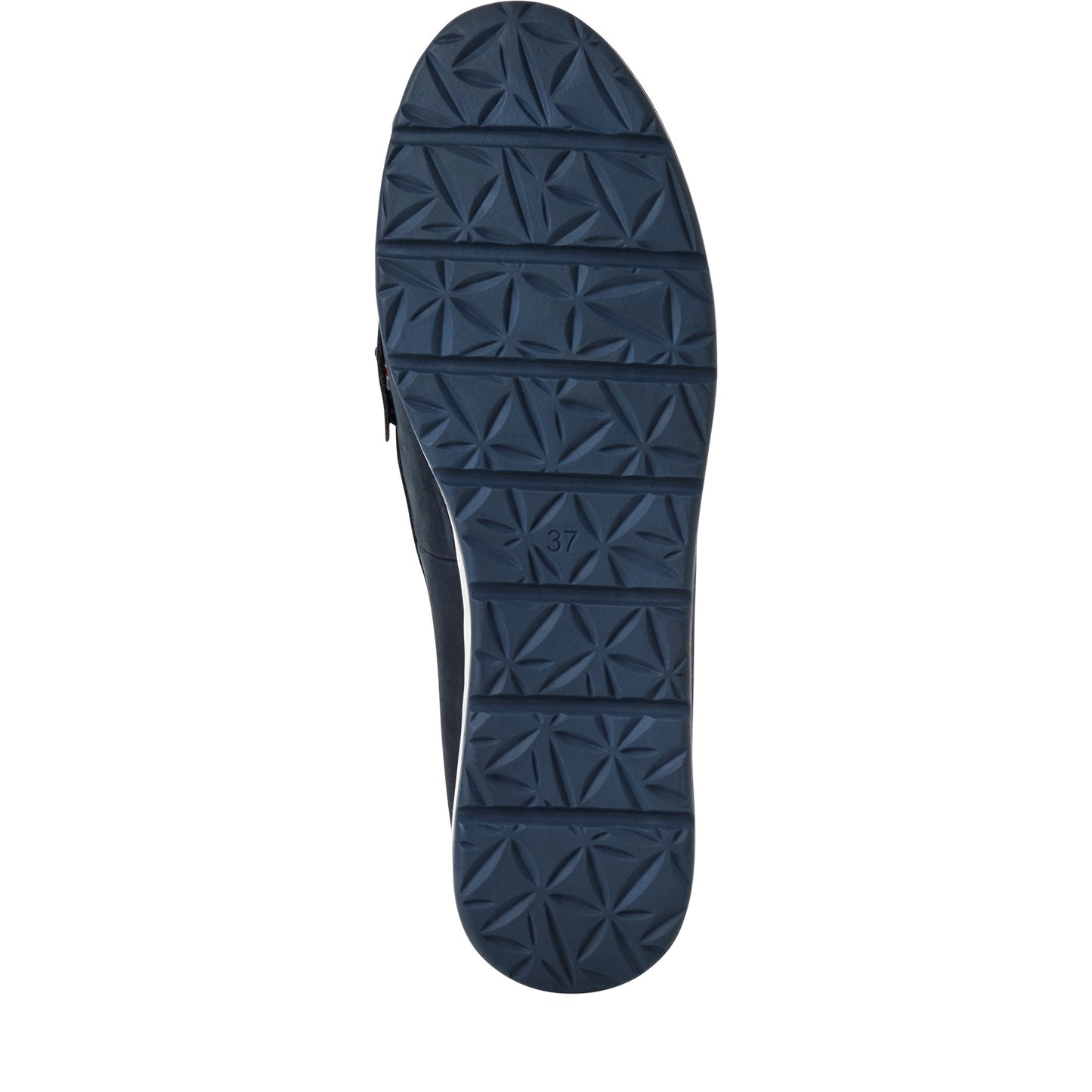 Marco Tozzi Leather Mule- Navy